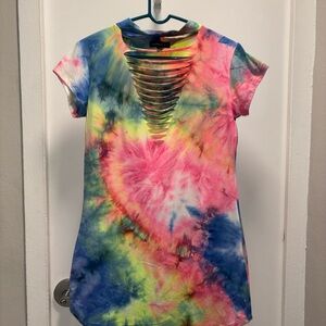 Absolutely it!! Tie-Dye Cutout Dress- Size XL